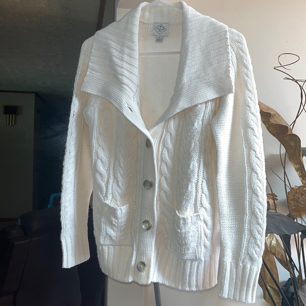 SMALL ST JOHNS BAY BUTTON UP CARDIGAN/SWEATER NO FLAWS OBO FROM JCPENNEY